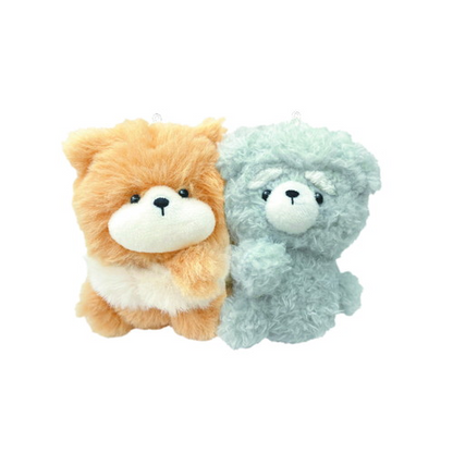 Nico Nui｜幽幽家族磁吸毛绒玩偶挂件/包挂/1对｜约H140×W130×D70