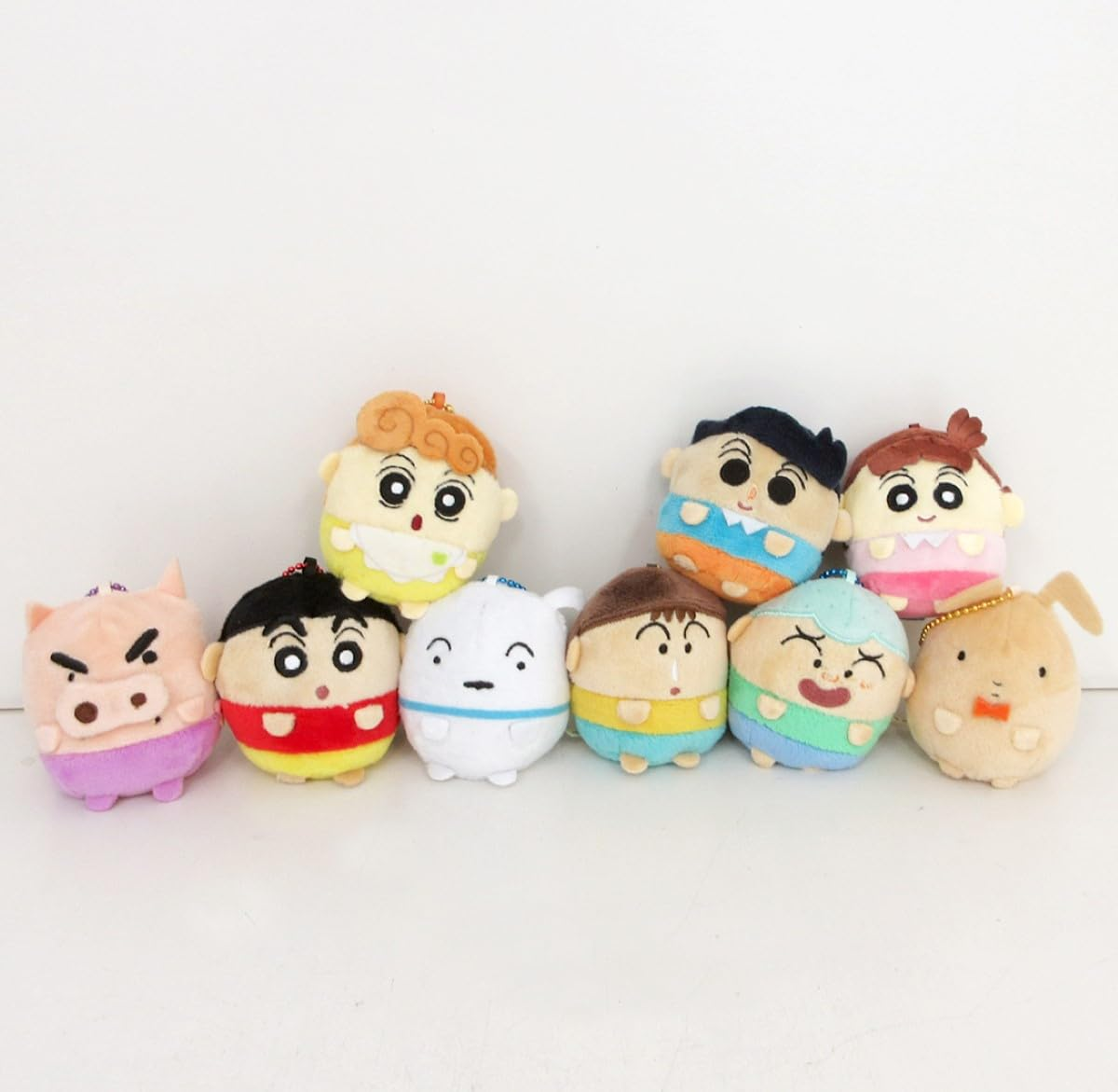 Crayon shin-chan｜Ball Chain Beanbag Mascot Holder /Plush Keychain｜60x65x55mm approx.