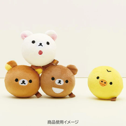 Rilakkuma｜Round and Rolling Face Tenori Plush｜SS/65×65×65mm approx.