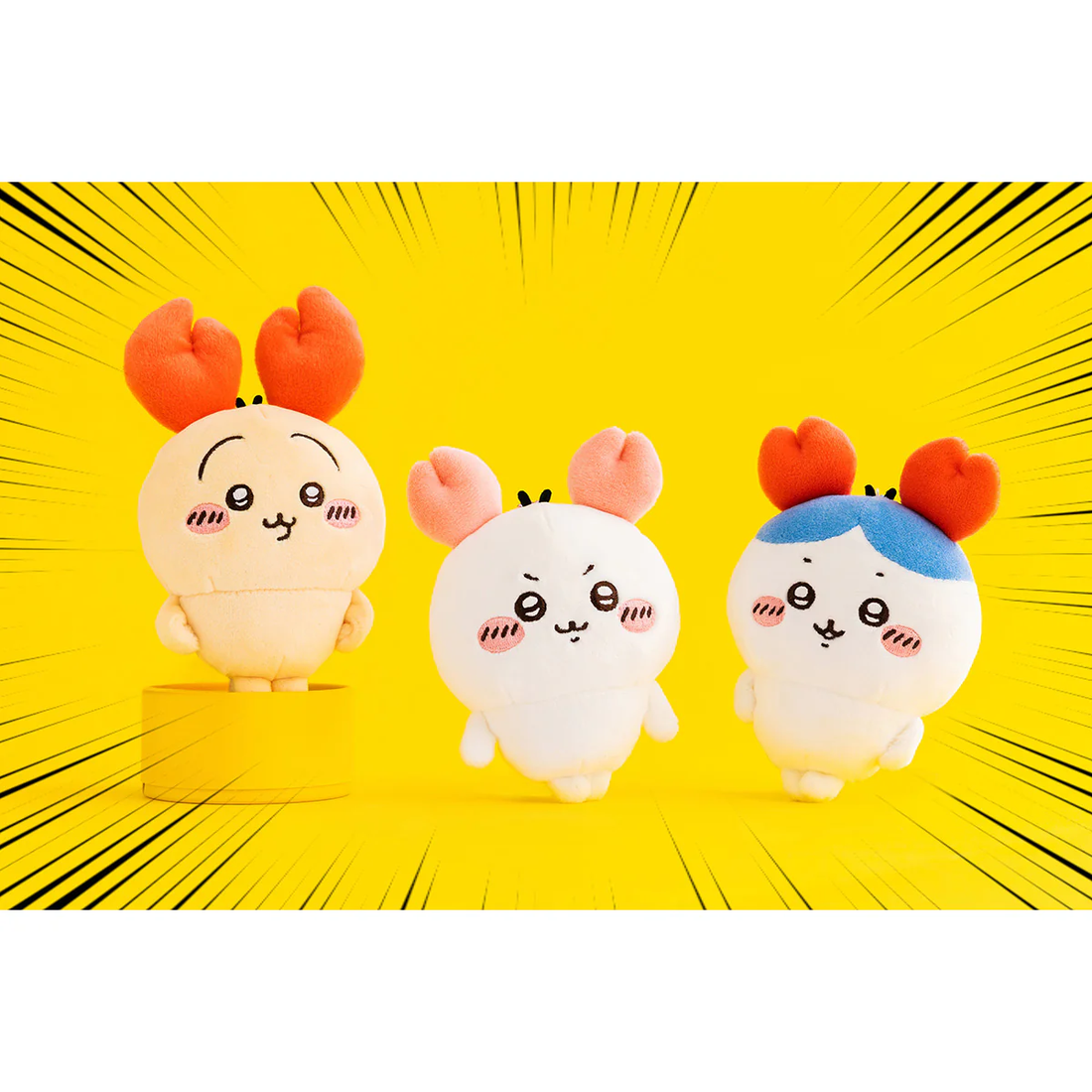 chiikawa｜Crab Mascot Holder /Plush Keychain｜140×80×50mm approx.