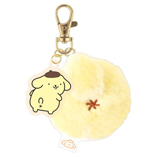 Sanrio｜Acrylic Attached Tail Charm Mascot Holder /Plush Keychain｜8cm x 6cm x 0.5cm approx.