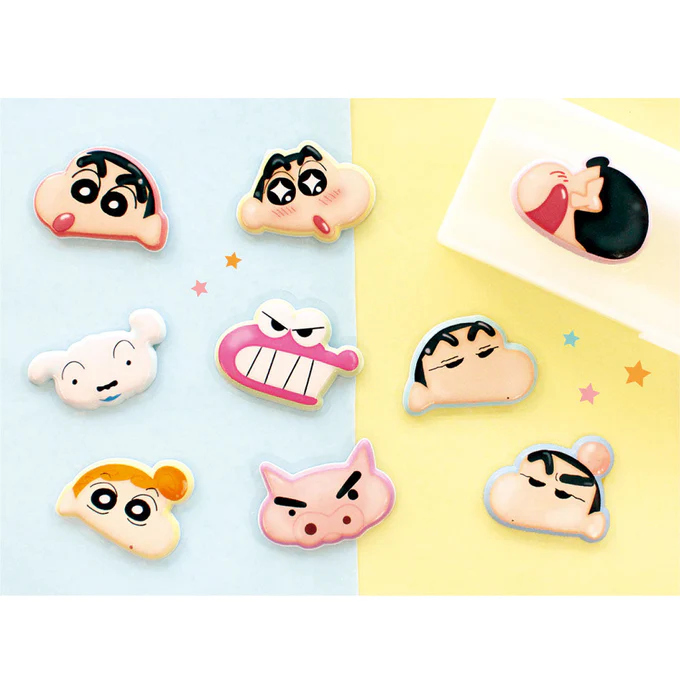 Crayon shin-chan｜Secret Pukupuku Sticker mystery bag/blind box/All 10 types｜1pcs