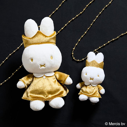 Miffy｜70th Anniversary Gold Crown Plush Dolls/Plush Toy｜H26×W17×D13cm