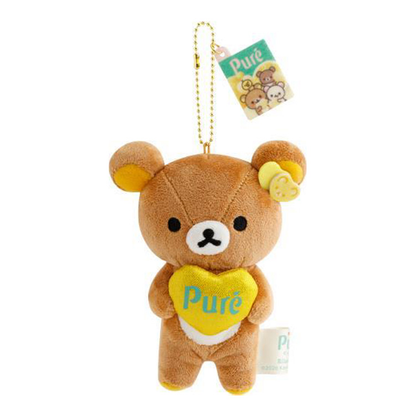【limit 1】Rilakkuma｜Pure Gummy Mascot Holder /Plush Keychain｜9 x 8 x 13 cmapprox.