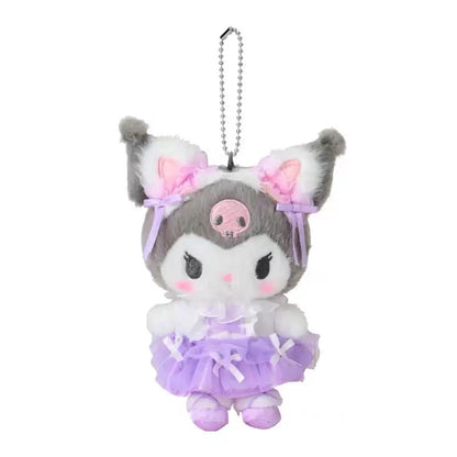 【limit 1】Sanrio｜White Cat Ballerina Mascot Holder /Plush Keychain｜9.5 x 6 x 13cm approx.
