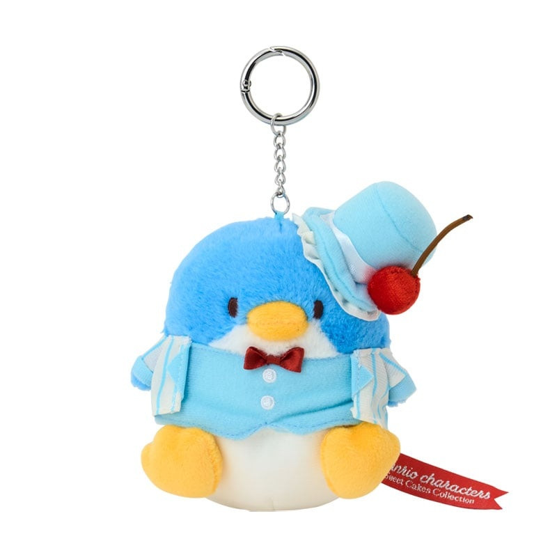 Sanrio｜Sweet Cakes Sky Blue Cherry Collection Mascot Holder /Plush Keychain｜11×8×16cm approx.