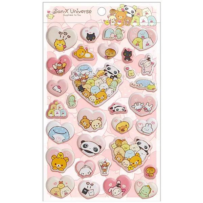 Sanx｜Universe Heart Squishy Sticker｜195×115mm approx.
