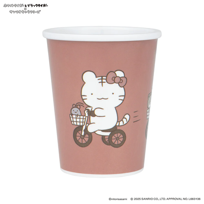 Sanrio｜White Tiger and Black Tiger Prawn Characters Melamine Cup Like Paper Cup｜84 x H100mm approx.