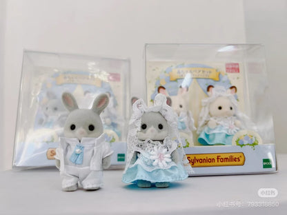 【limit 1】SylvanianFamilies｜Rabbit Baby Pair Set - Lovely Wedding