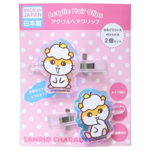 Sanrio｜Aurora Acrylic Hair Clip Set｜40×40mm approx.