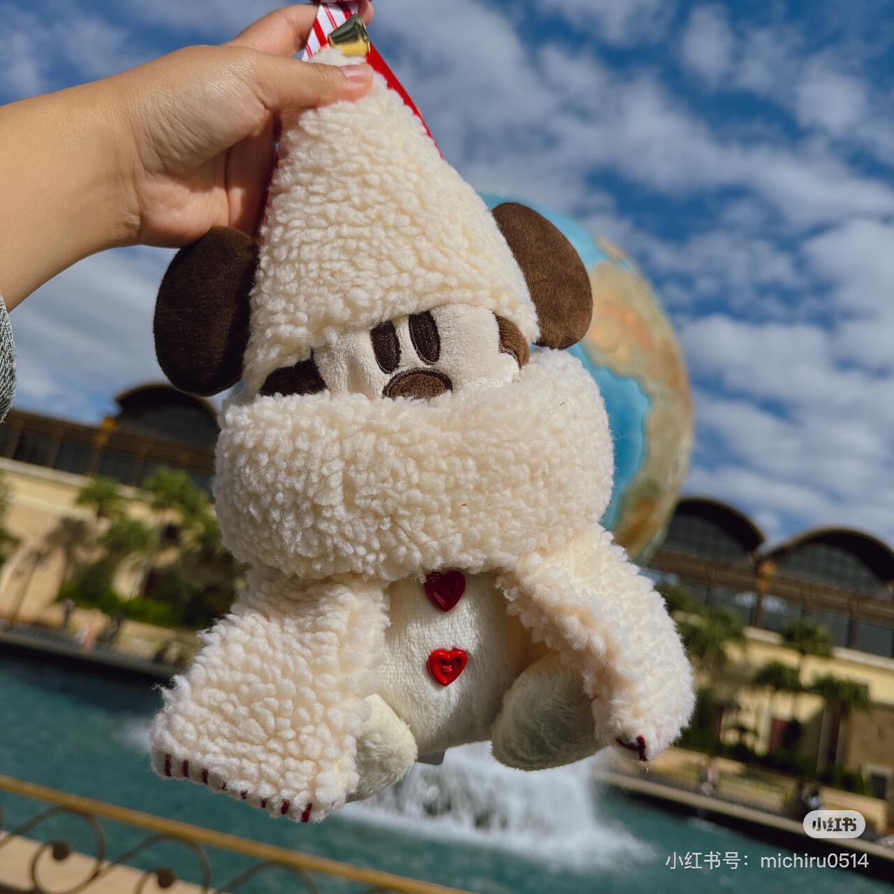 Disney迪士尼 ｜Merry Lil RingRing Mickey东迪2024圣诞精灵妖精米奇系列斜挎包/零钱包/收纳包