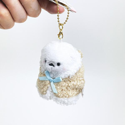 Nico Nui｜Dress-up Mascot Holder /Plush Keychain｜10cm x 6cm x 6.5cm approx.