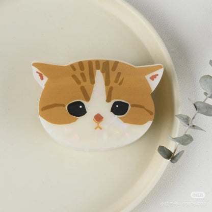 Mofusand｜Pearl Acrylic Hair Claw Clip - Cat｜H60 × W80 × D45mm approx.