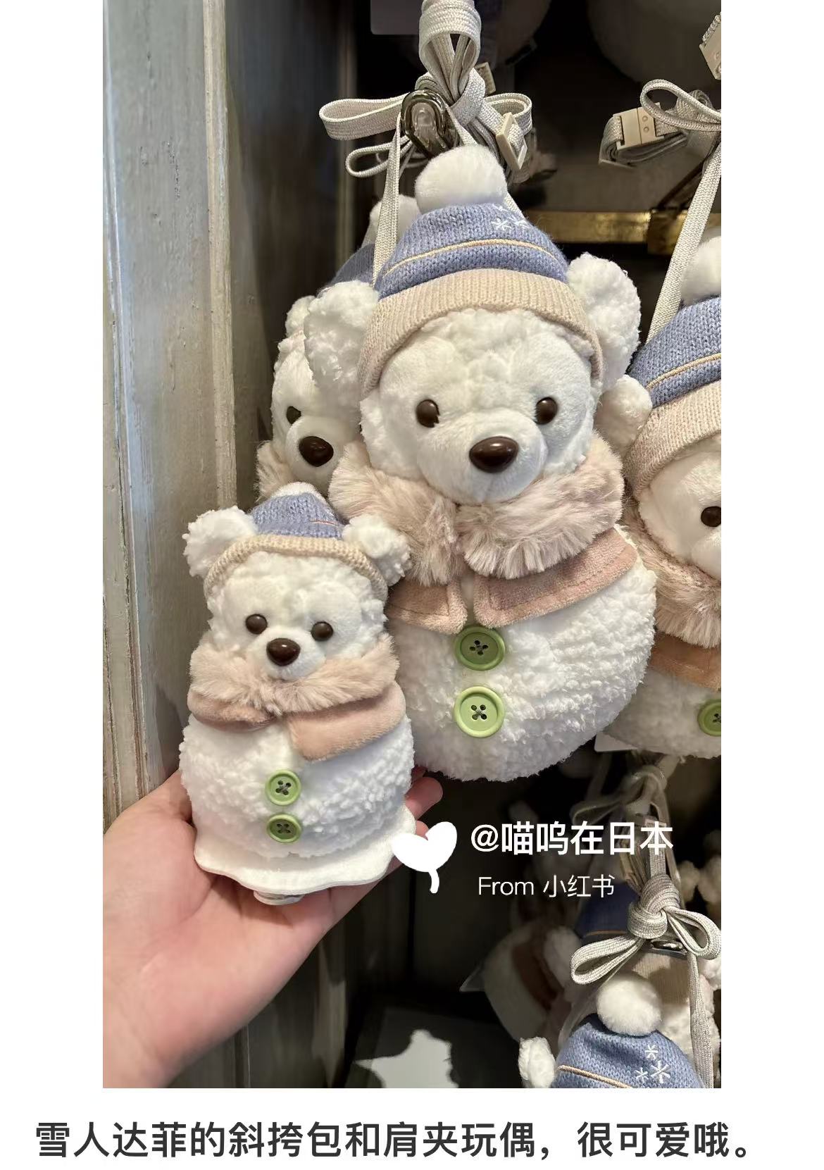 Disney｜winter Duffy Mascot Holder /Plush Keychain – Unicorn Cosmetics