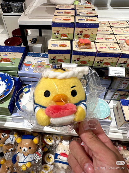 Rilakkuma｜Anytime Sushi Sushi Chef Kiiroitori Plush Dolls/Plush Toy｜85×85×85mm approx.