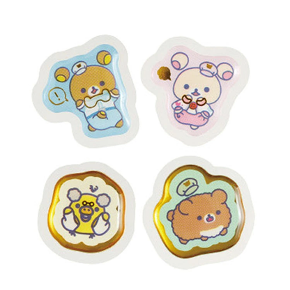 Rilakkuma｜Rilakkuma Lab Secret Research Puffy Gold Foil Stamping Drop Seal Bits｜24piece