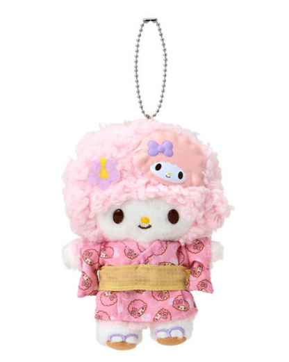 【limit 1】Sanrio｜Summer Festival Mascot Holder /Plush Keychain｜10×6.5×14cm approx.