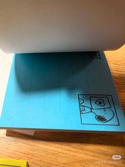 Snoopy｜75th Anniversary Peanuts Character Goods Cute Sticky Notes Memo Messages｜200 sheets