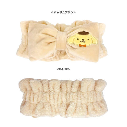 Sanrio｜吸水速干柔软发带/洗脸用发箍｜W24 x H7cm