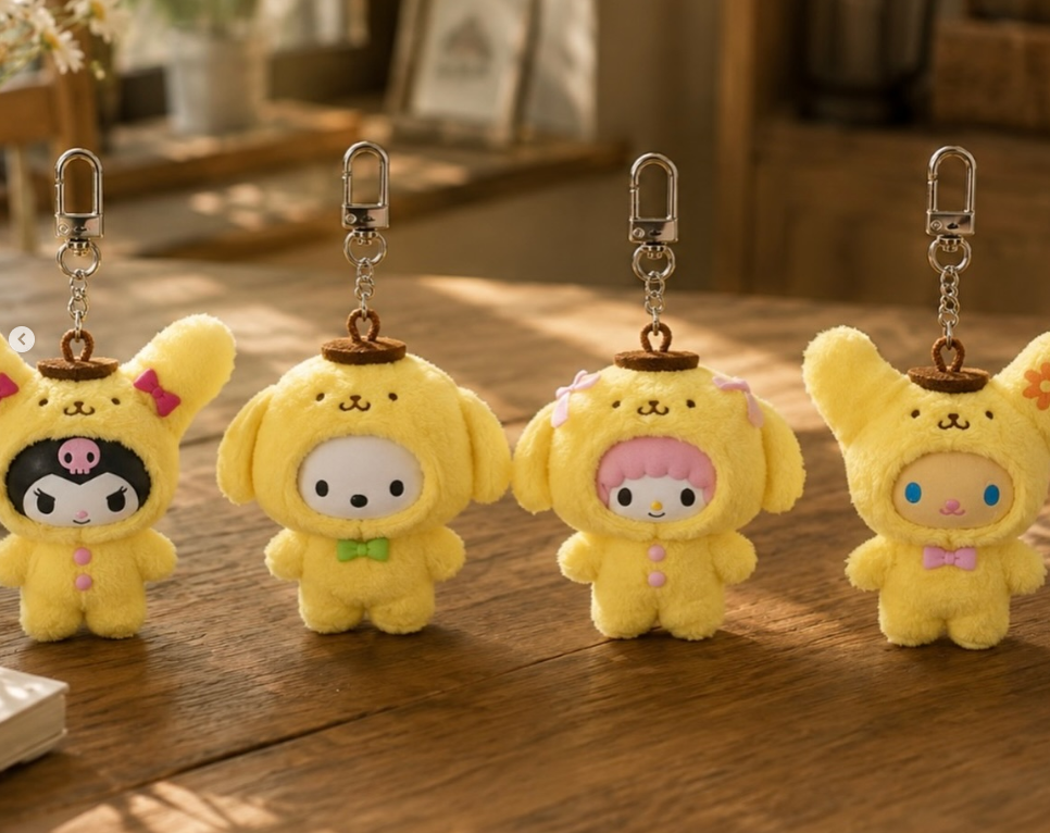 Sanrio｜chibittomo Pompompurin 3Oth ANNIVERSARY Ano Koro no Pompompurin Mascot Charm mystery bag/blind box/All 8 types｜1pc