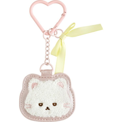 Sanx｜Ishiyowachan Love My Favorite Idol  Embroidered Patch Mascot &amp; Mirror Bag Charm Keychain｜ 55×70mm approx.