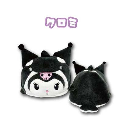 Sanrio｜Sea Creature Fluffy Plush Pen Case｜10 x 18 x 10cm approx.