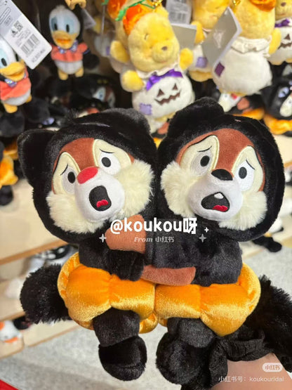 Disney｜Halloween Costume Black Cat Pumpkin Chip &amp; DalePlush Dolls/Plush Toy｜23×27.5×12.5cm approx.