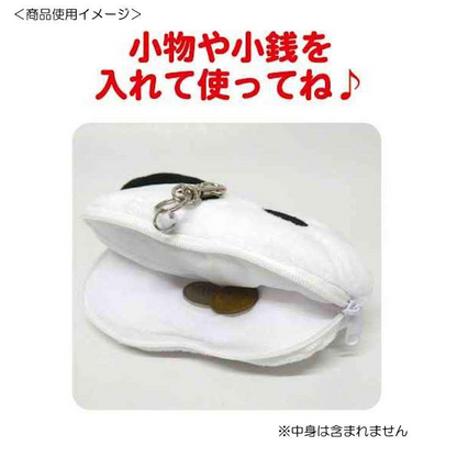 Snoopy｜Case with Reel Die-Cut Pouch  ｜ H106 x W148 x D48mm approx.