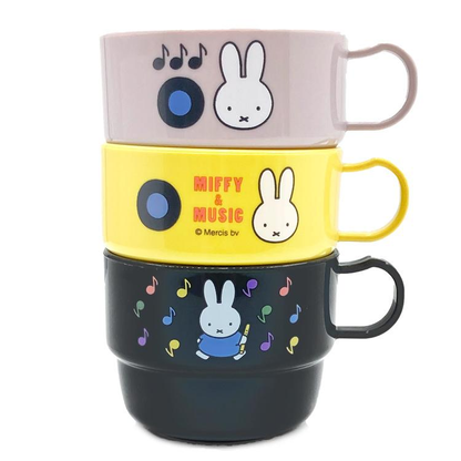 Miffy｜Music Stacking Plastic Cup｜62×103×80mm approx.