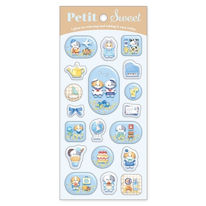 Mindwave｜Petit Sweet Stickers｜W202×H93×D6mm approx.