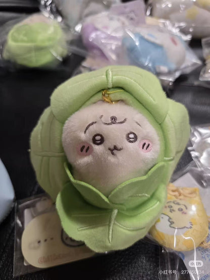 【limit 1】chiikawa｜Chiikawa Baby Wrapped in Cabbage Mascot Holder /Plush Keychain｜155×155×70mm approx.