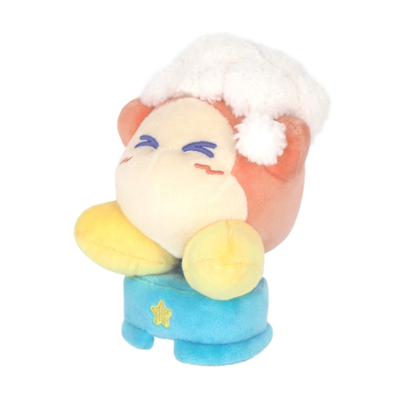 Kirby｜眯眼瓦豆/柔软卡比甜梦系列泡澡满头泡泡/毛绒玩偶/小公仔 ｜ 约W12.5 x D13.5 x H15.5 cm