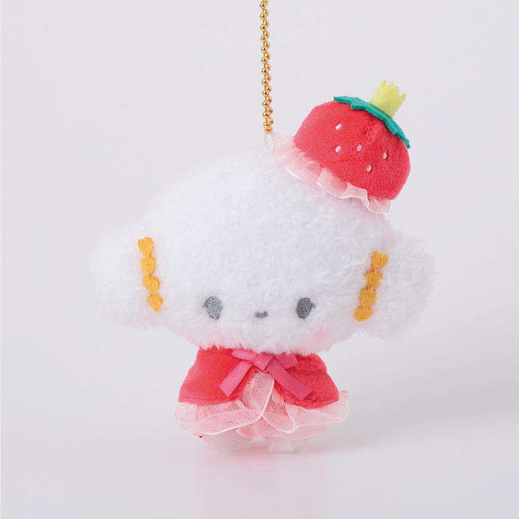 Sanrio｜Strawberry Crown Mascot Holder /Plush Keychain｜H10cm approx.