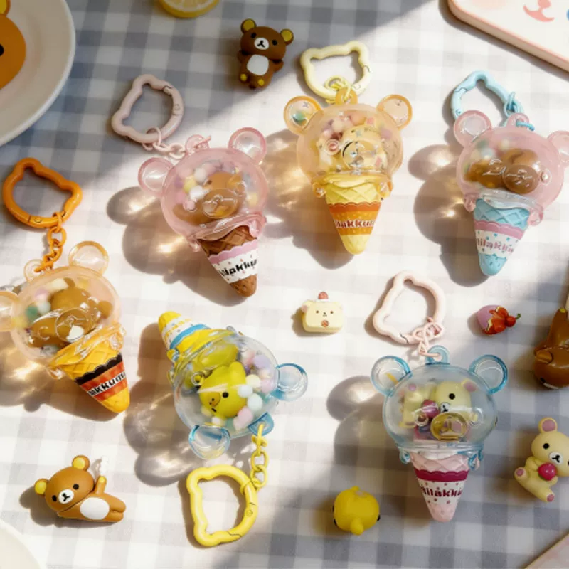 Rilakkuma｜candy mini ice cream cone keychain mystery bag/blind box/All 6 types｜1pcs