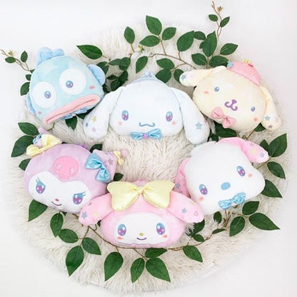 Sanrio｜炫彩星空眼毛绒丑鱼大头斜背包/口金包｜约H14.5×W20×D6（cm）