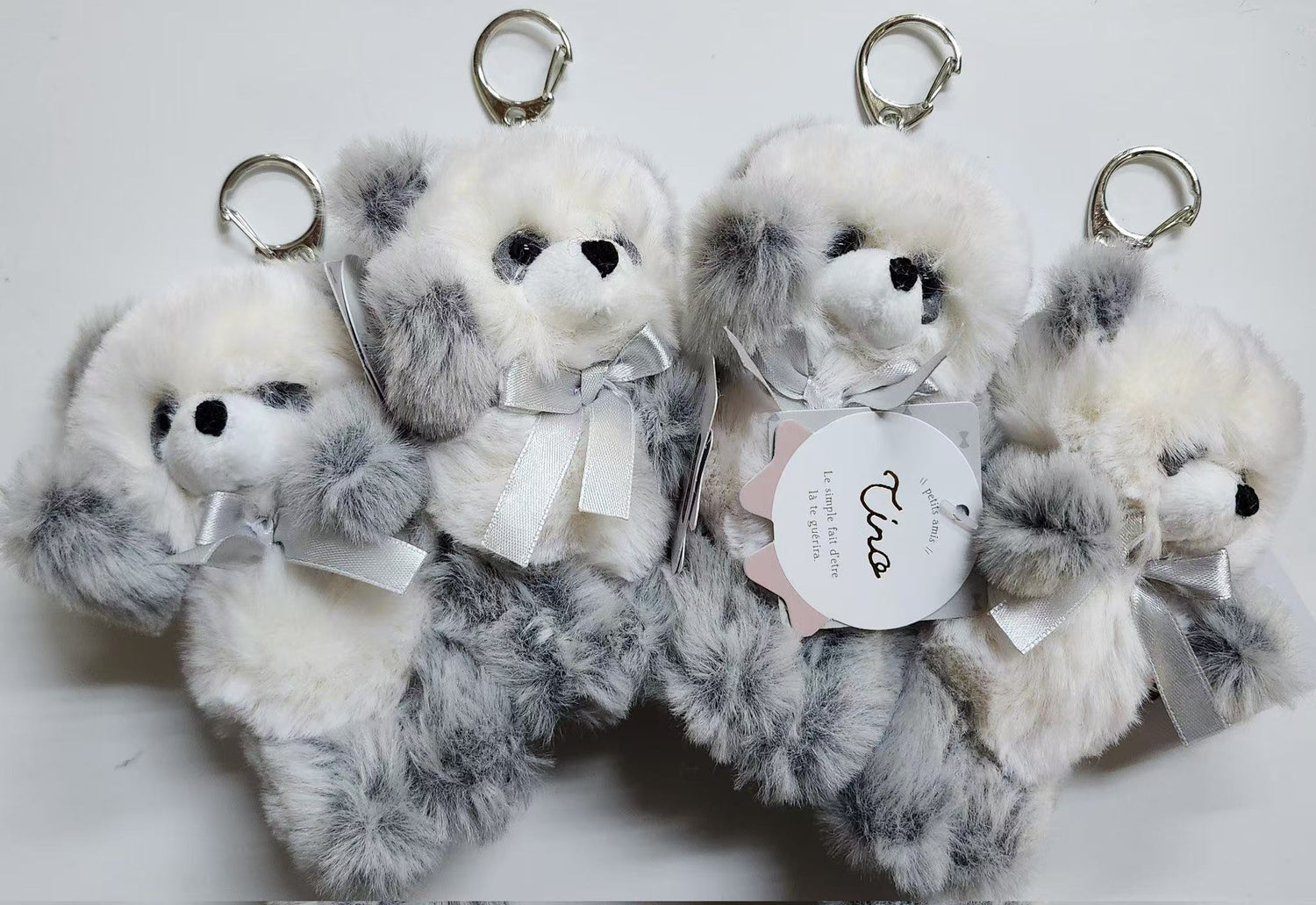 Twin｜Animal Mascot Holder /Plush Keychain｜H12×W8×D4mm approx.