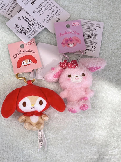Sanrio｜Character Award Mascot Holder /Plush Keychain｜9.5×5×10cm approx.