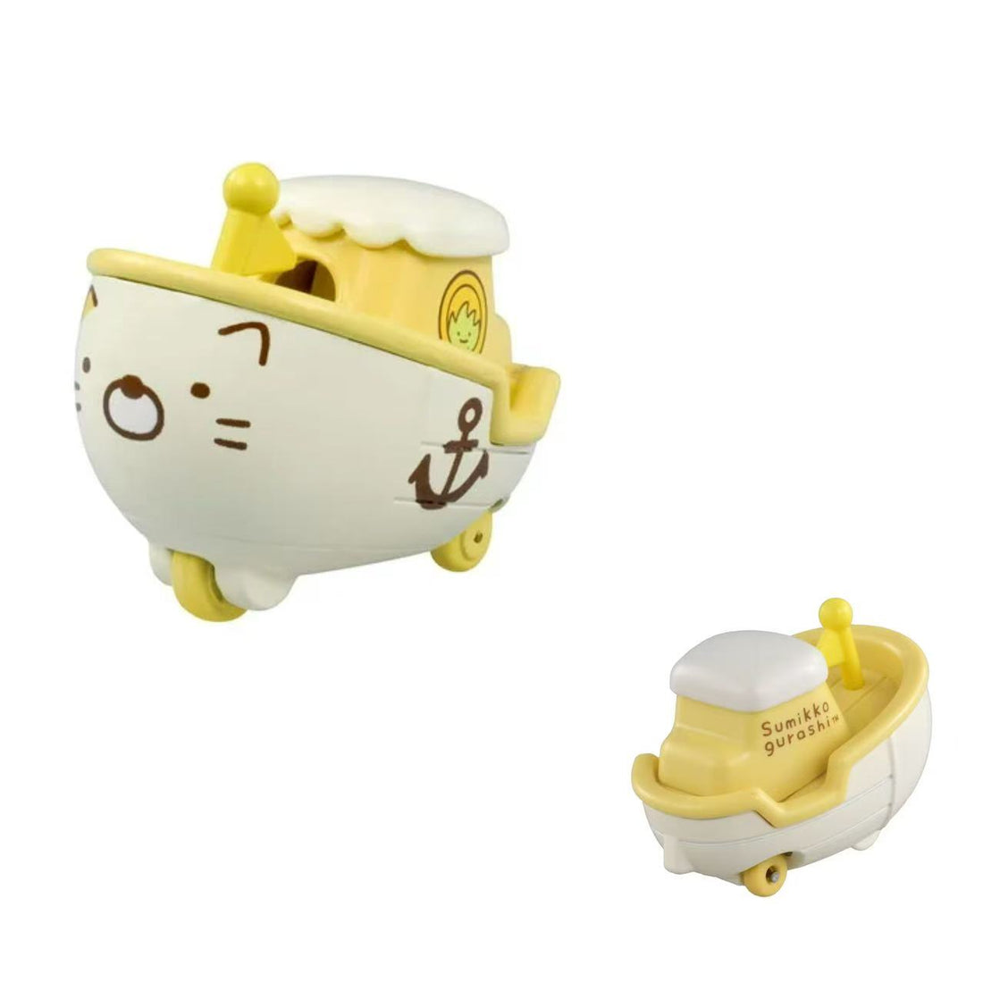 Tomica｜Sumikkogurashi Dream Boat Cat｜78 x 41 x 39mm approx.