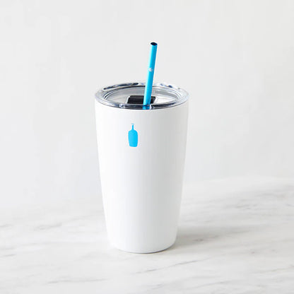 Blue bottle coffee｜经典蓝环保不锈钢吸管/洗管刷套组｜Φ6mm×W200mm