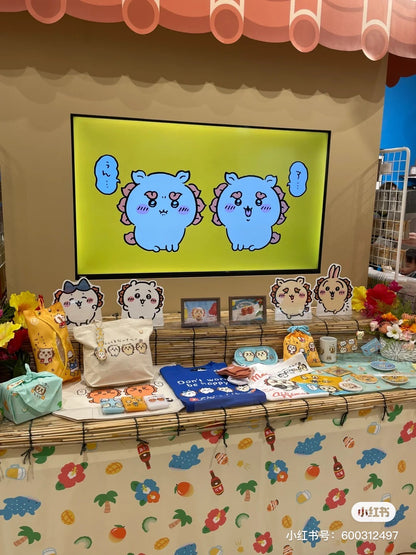 Chiikawa 吉伊卡哇｜狮萨换装手提式托特包/帆布包｜约約32×25cm