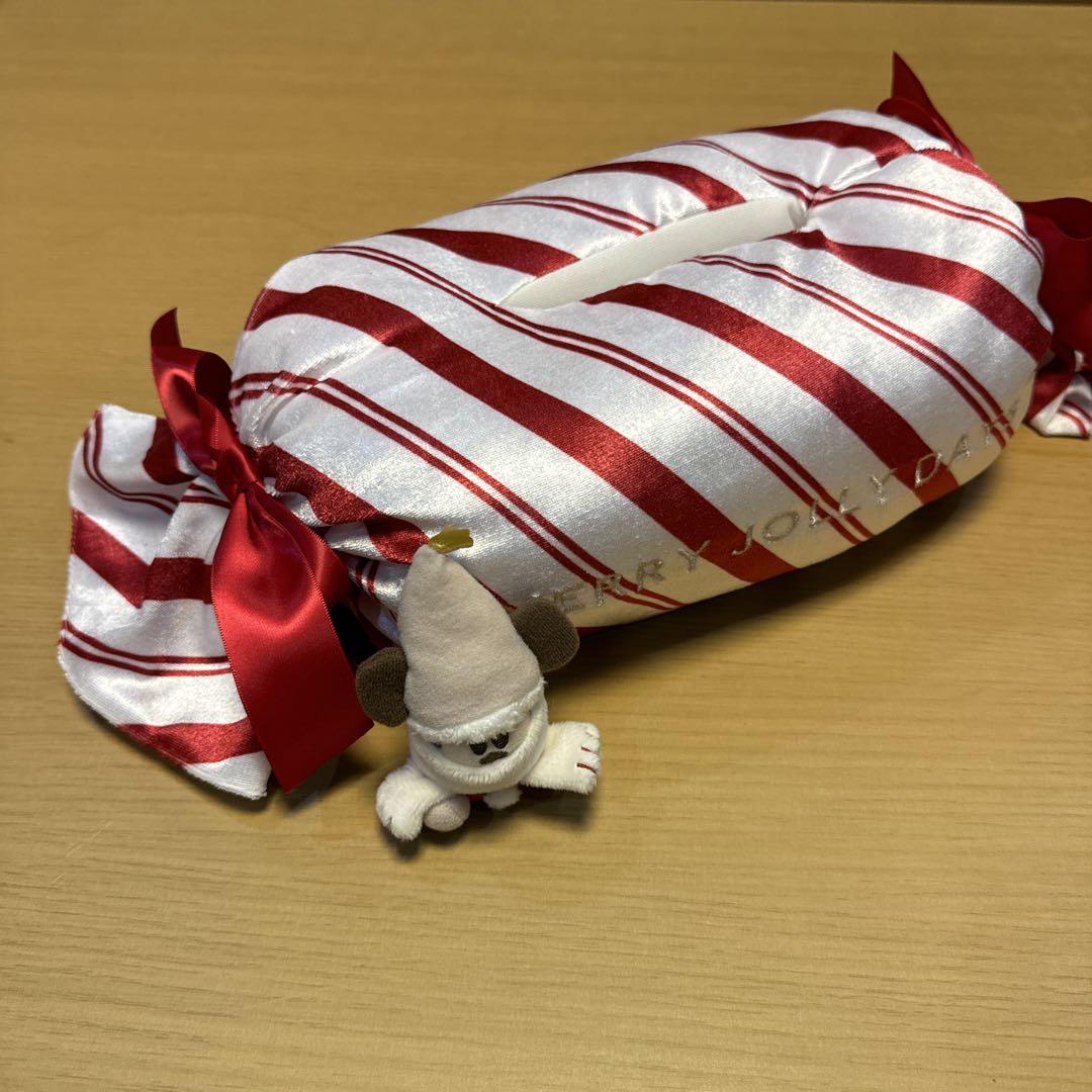 Disney迪士尼 ｜Merry Lil RingRing Mickey 东迪2024圣诞精灵妖精米奇系列糖果造型毛绒玩偶装饰玩偶纸巾盒/抽纸盒