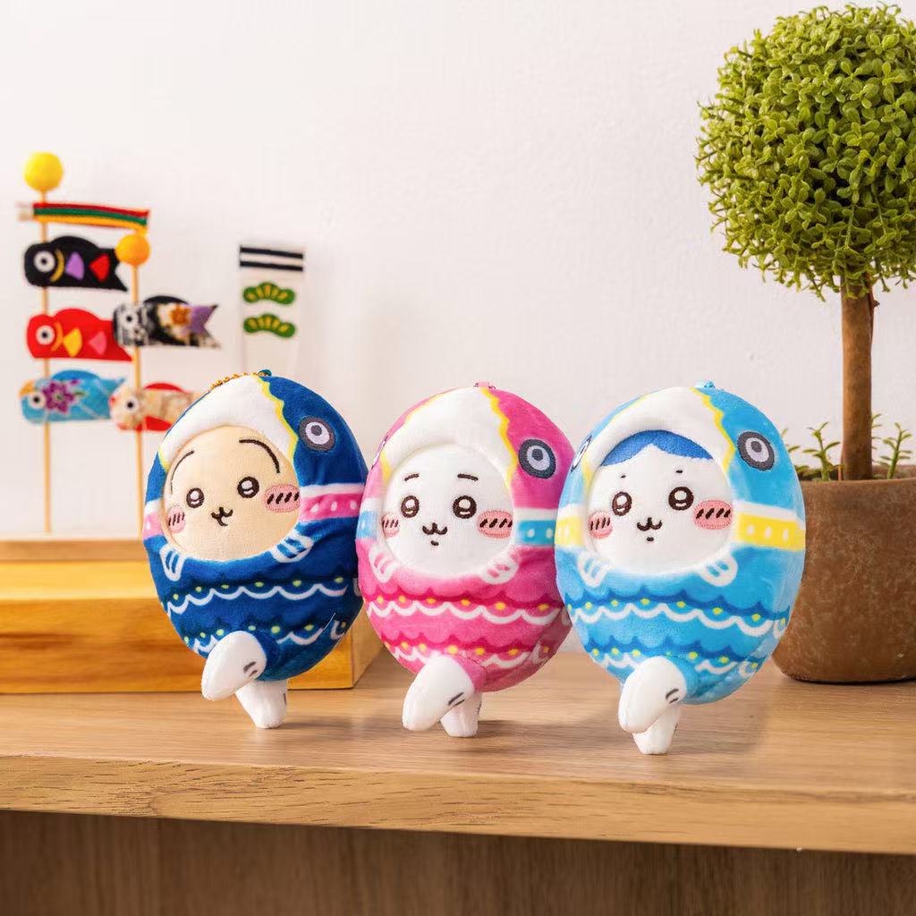 Chiikawa ｜Carp streamer mascot/plush Keychain ｜H115 x W80 x D75mm approx.