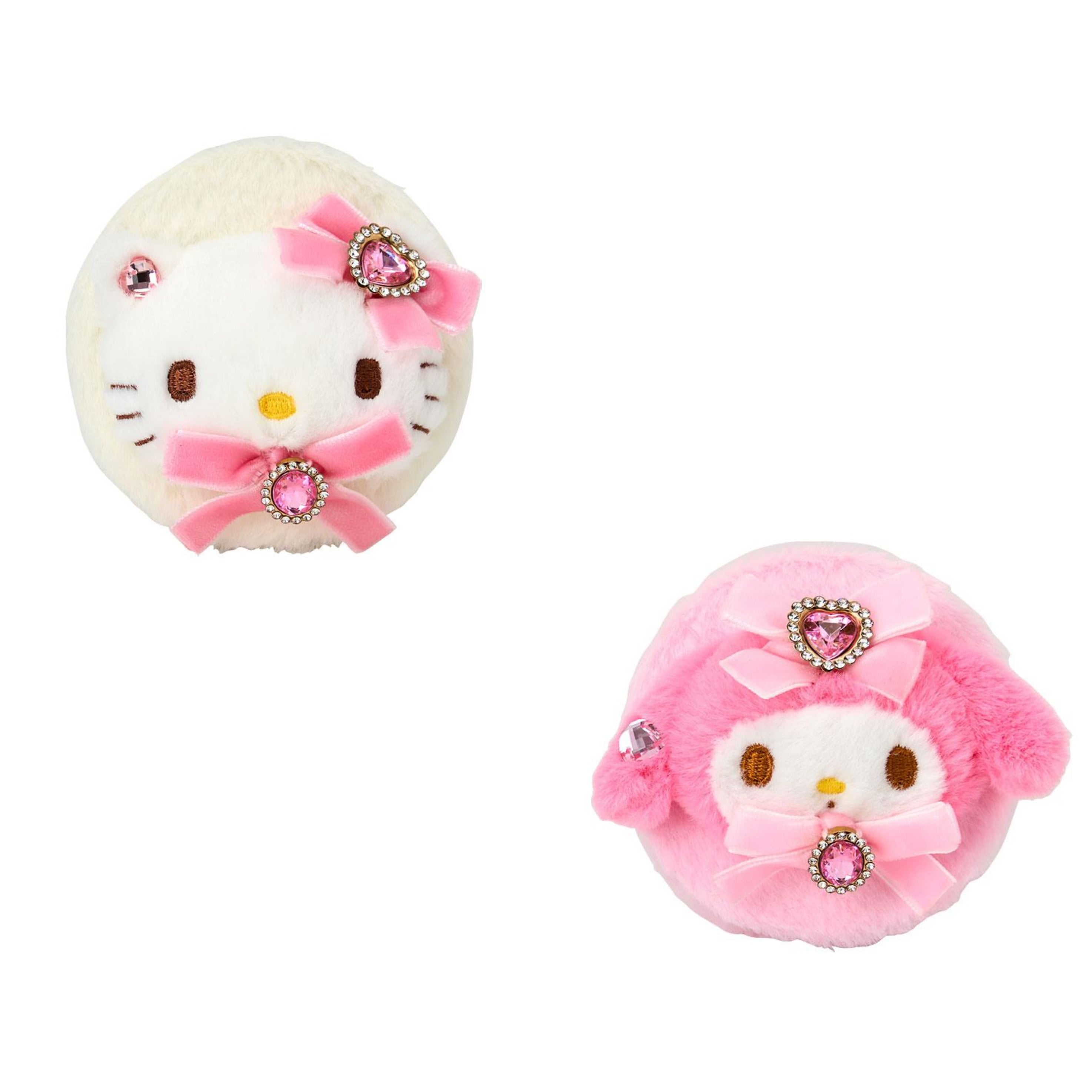Sanrio｜Mascot Stone Ribbon Original 2-sided Compact Mirror｜7.5×1.5×7.5cm approx.