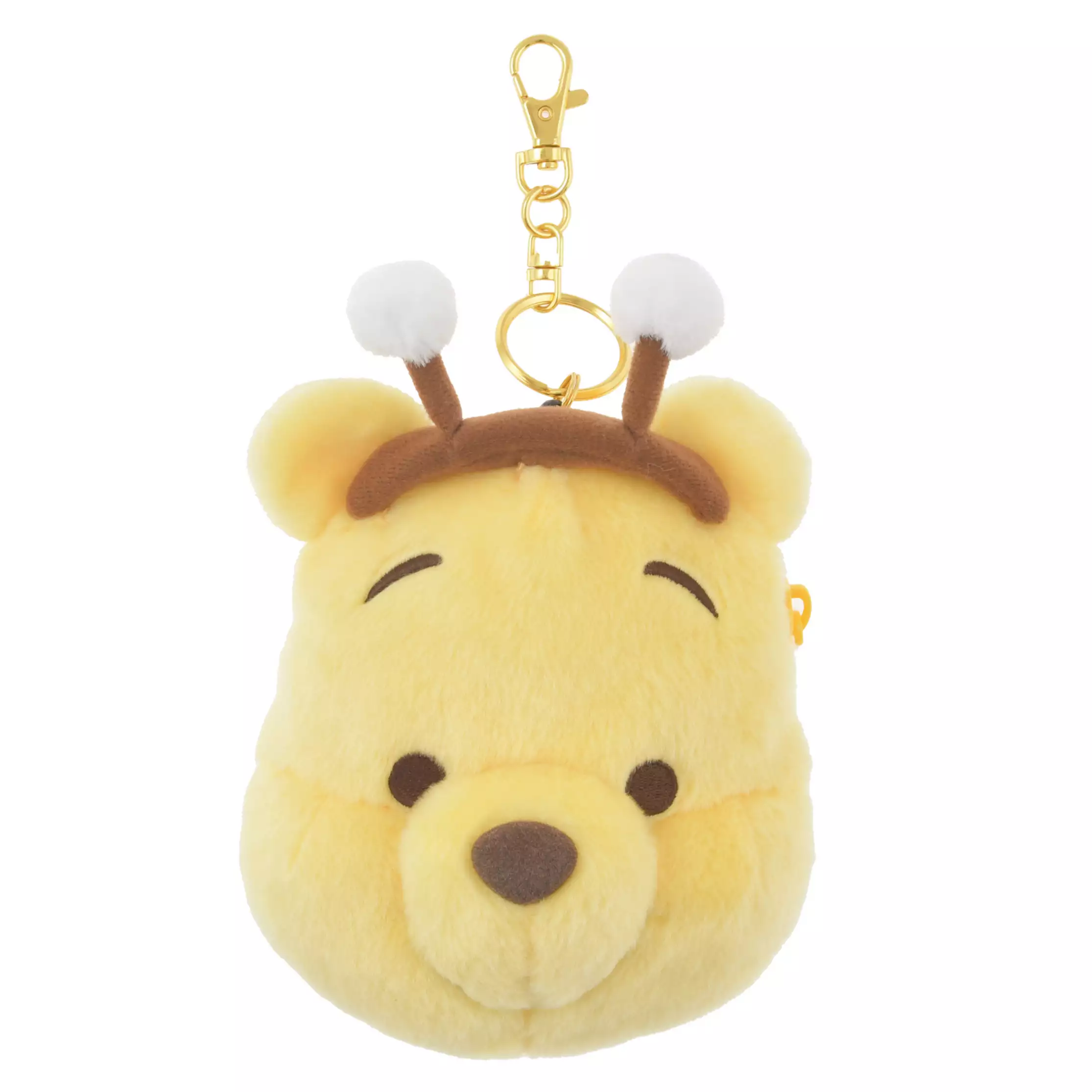 Disney｜2024 HONEY DAY Winnie the Pooh Passcase蜜蜂维尼大脸伸缩收纳包/零钱包｜約縦17×横11.5×厚み8cm