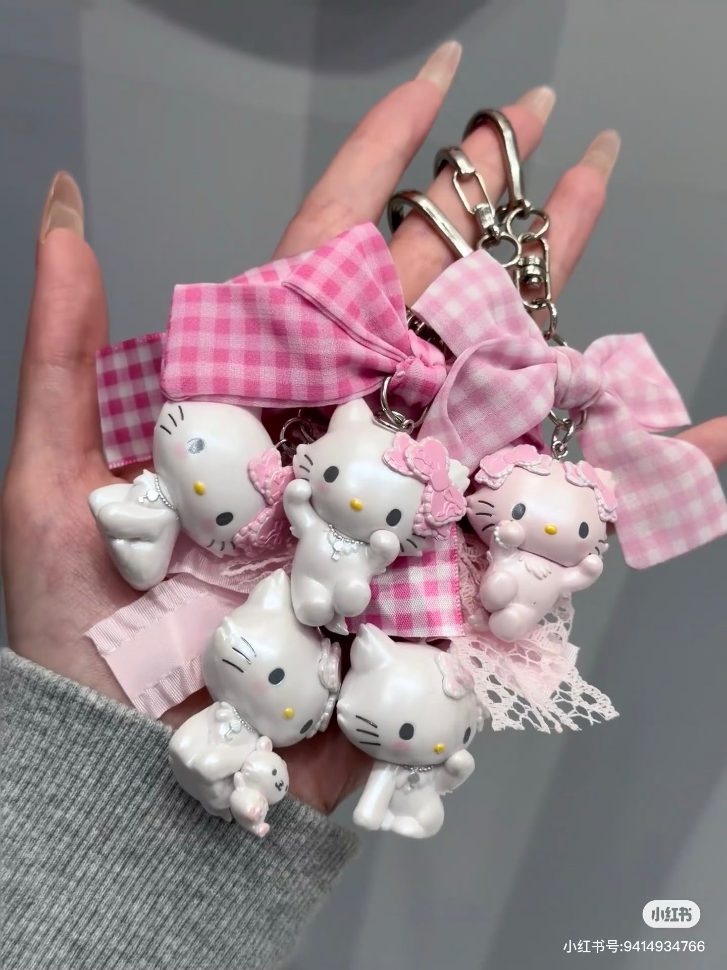 【limit 3】Sanrio｜My Furbaby Charmmykitty Secret Ribbon Charm mystery bag/blind box/All 8 types｜1pcs