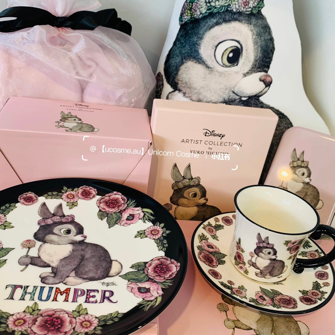 Disney|Yuko Higuchi樋口裕子联名限定粉粉小桑普/桑普兔/带礼物盒