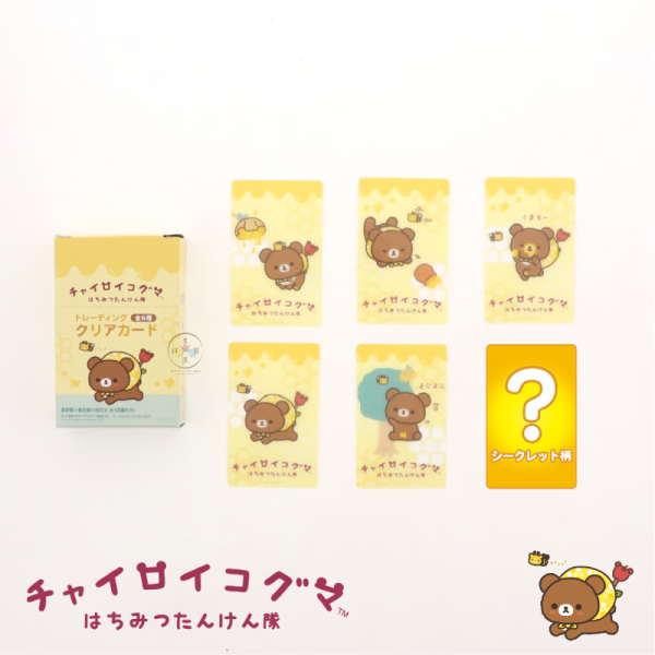 Rilakkuma｜Honey Exploration Team clear cards mystery bag/blind box/All 6 types｜1pcs
