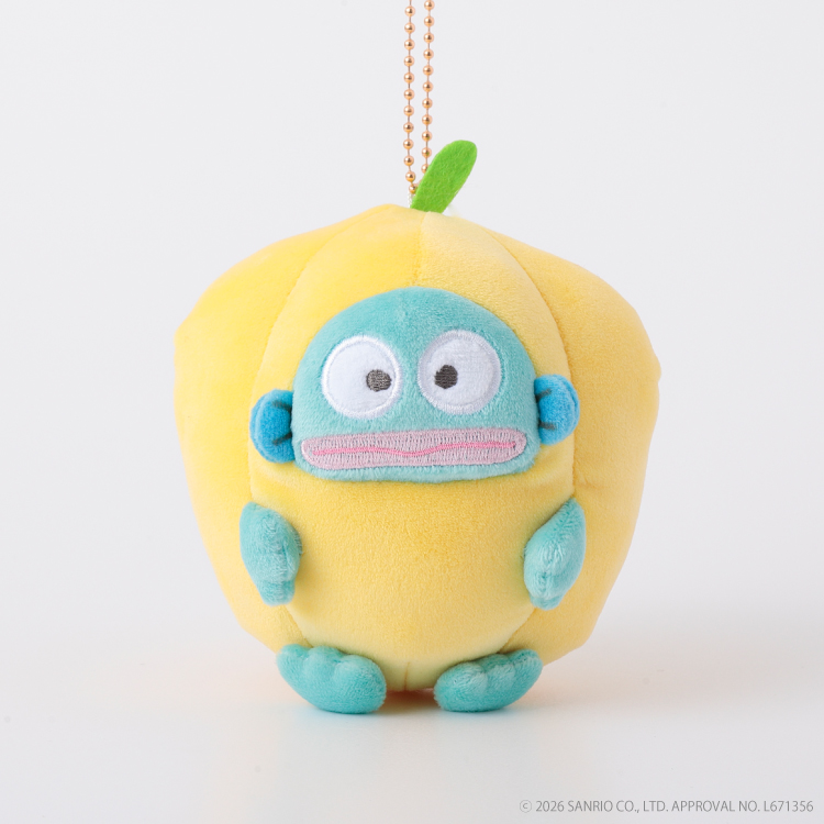 Sanrio｜Hangyodon Freshly Harvested Farm Squishy Mascot Holder /Plush Keychain｜H12 cm approx.