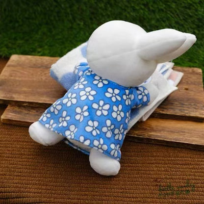 Miffy｜Blue Dress collection-Sleeping Friend Plush Dolls/Plush Toy｜W190 x H120 x D150mm approx.