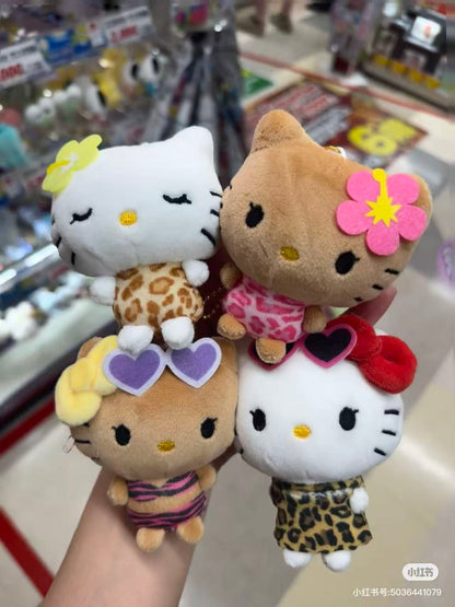 Sanrio｜Hello Kitty &amp; Mimmy Nico Mascot Holder /Plush Keychain｜170×130×55mm approx.